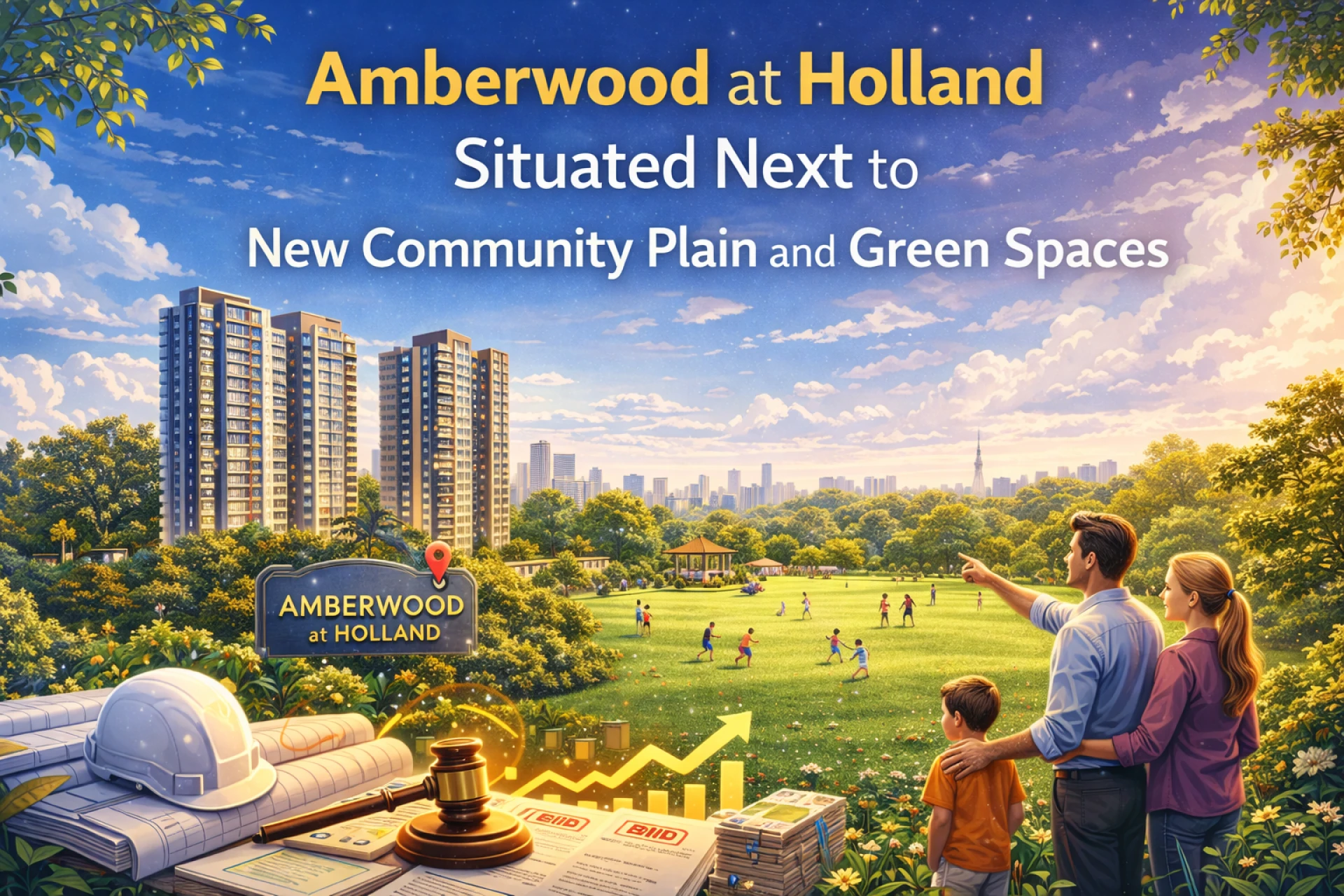 Amberwood at Holland Situated Next to New Community Plain and Green Spaces