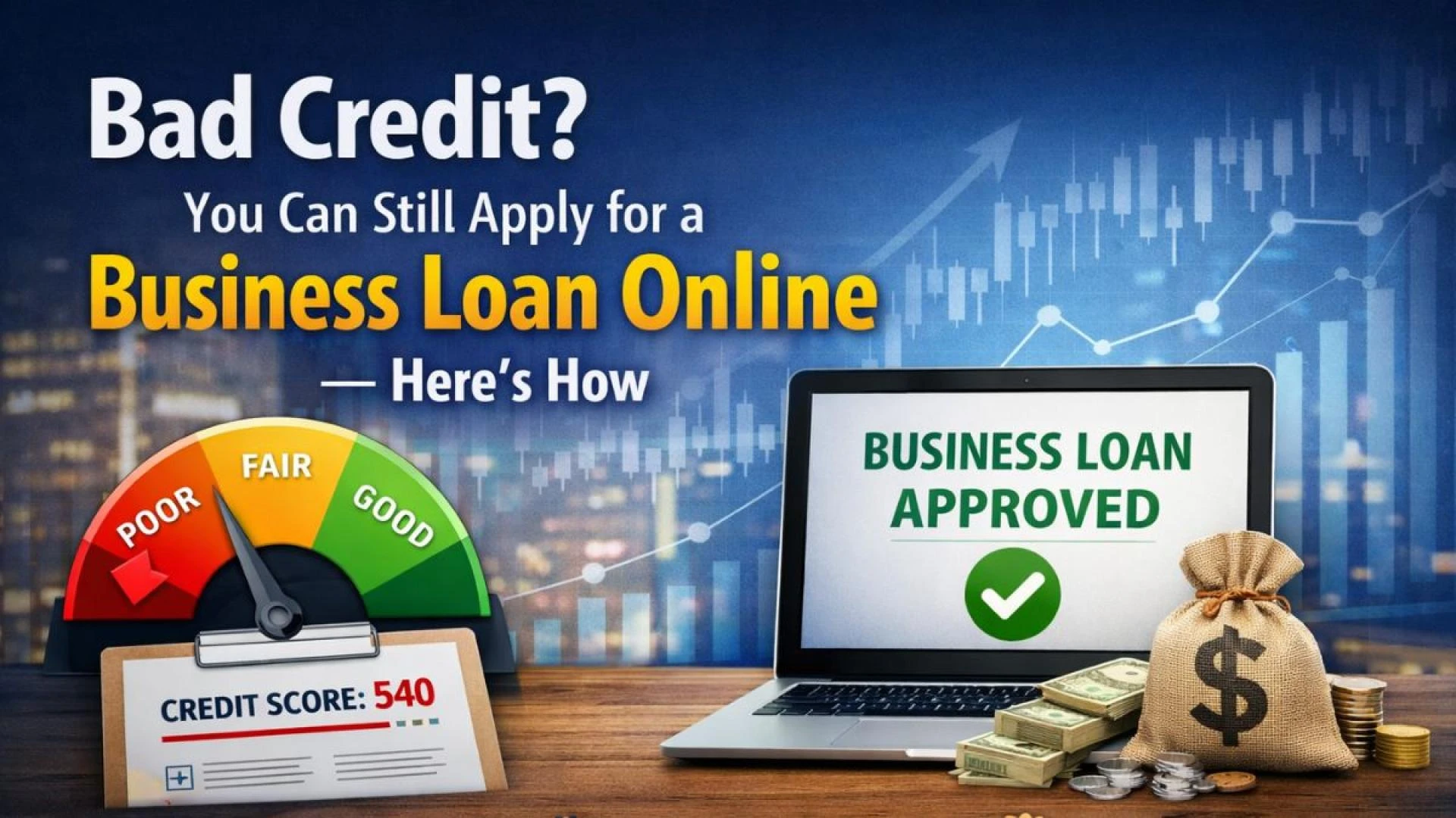 Bad Credit? You Can Still Apply for a Business Loan Online — Here’s How