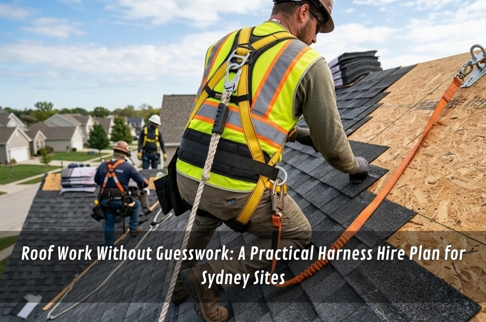 Roof Work Without Guesswork: A Practical Harness Hire Plan for Sydney Sites