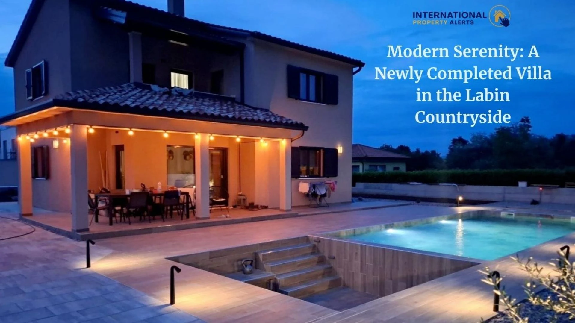 Modern Serenity: A Newly Completed Villa in the Labin Countryside