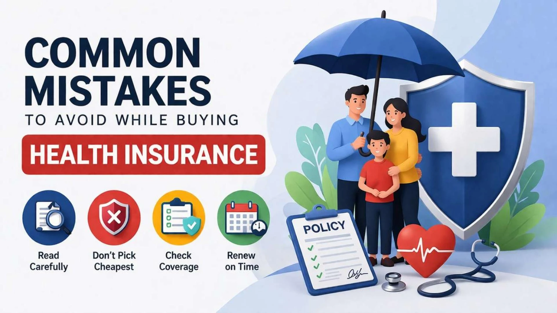 Common Mistakes to Avoid While Buying Health Insurance in India