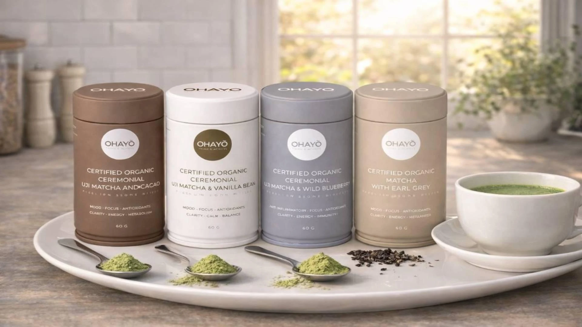 Discover The Harmony Of Certified Organic Ceremonial Matcha & Wild Blueberry In This Bright Ritual