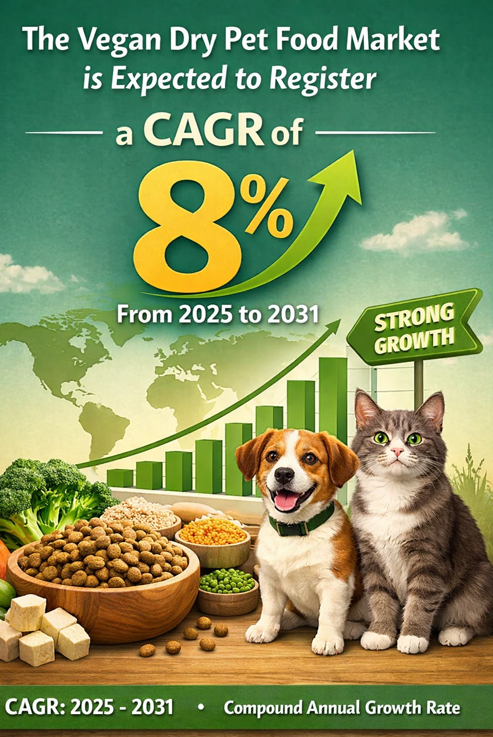 Global Vegan Dry Pet Food Market by 2031: Market Drivers & Opportunities