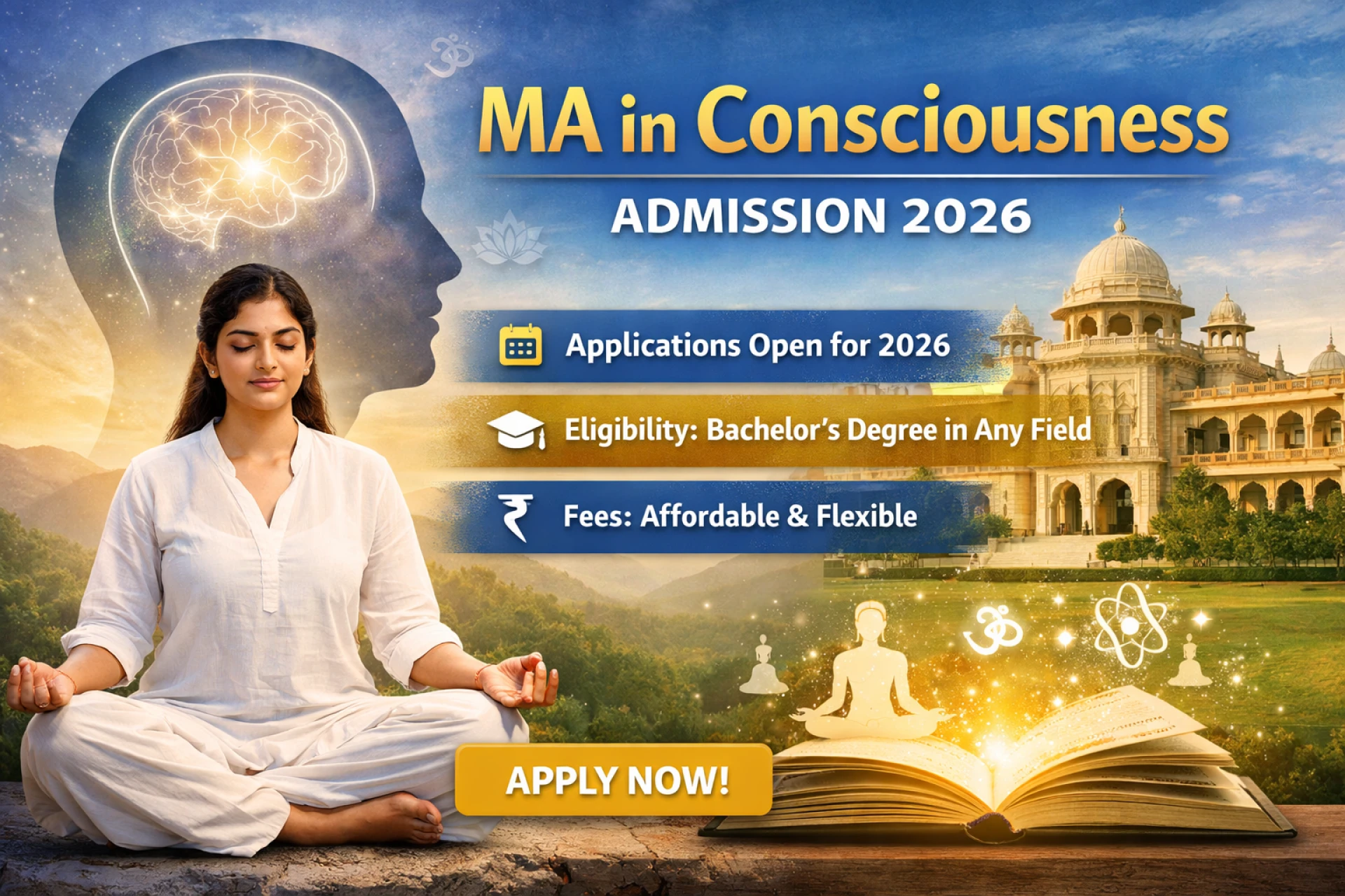 Complete Guide to MA in Consciousness: Admission, Eligibility & Fees 2026