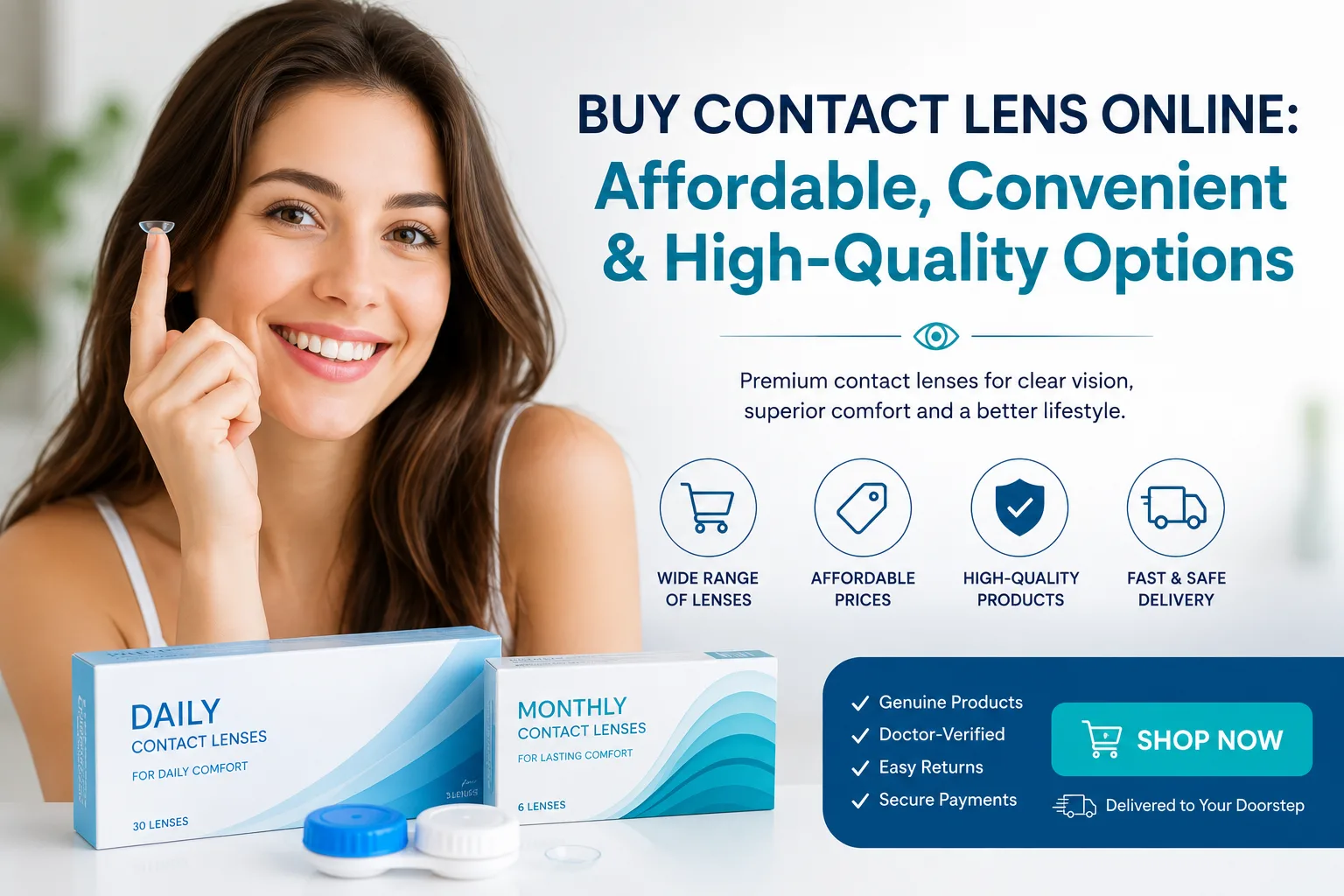 Buy Contact Lens Online: Affordable, Convenient & High-Quality Options