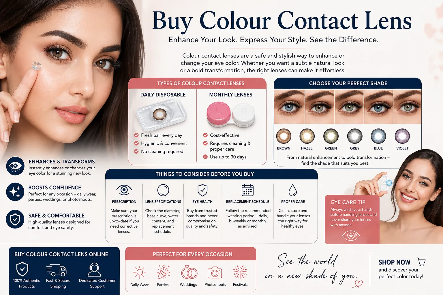 Buy Colour Contact Lens Online: A Professional Guide to Choosing the Right Lenses