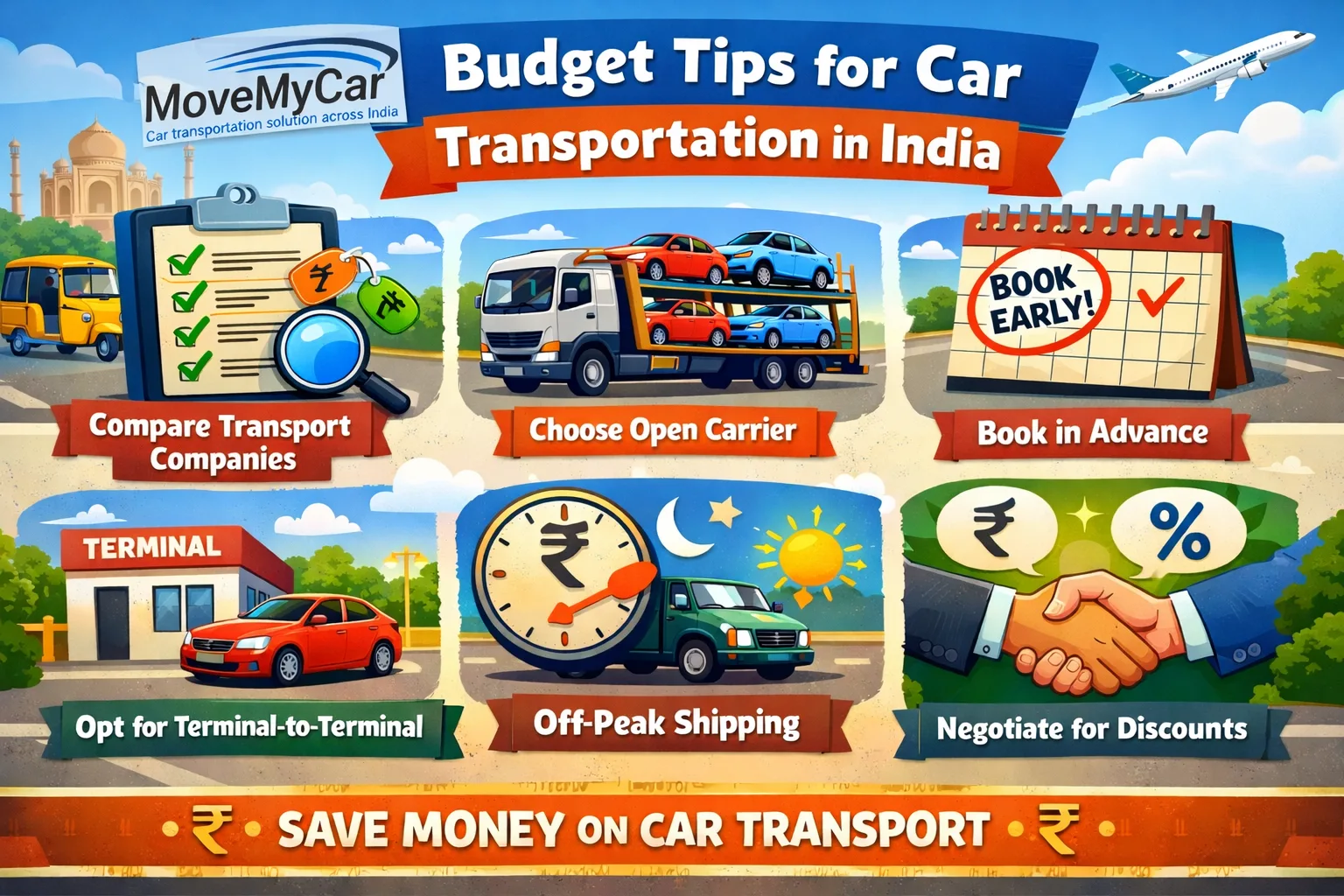 Budgeting Tips for a More Affordable Car Transportation in India