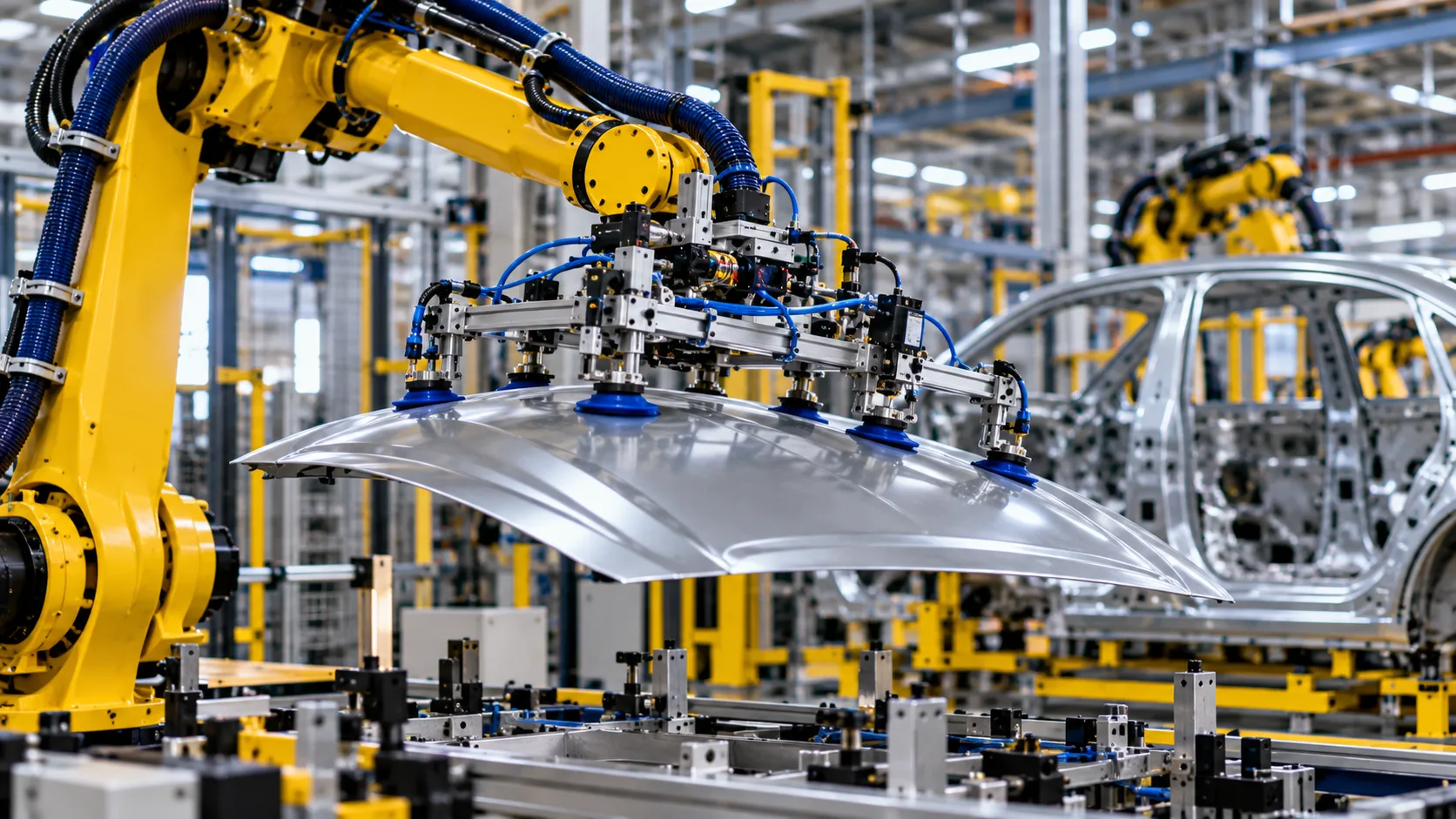 How End-of-Arm Tooling Is Used in Automotive Manufacturing