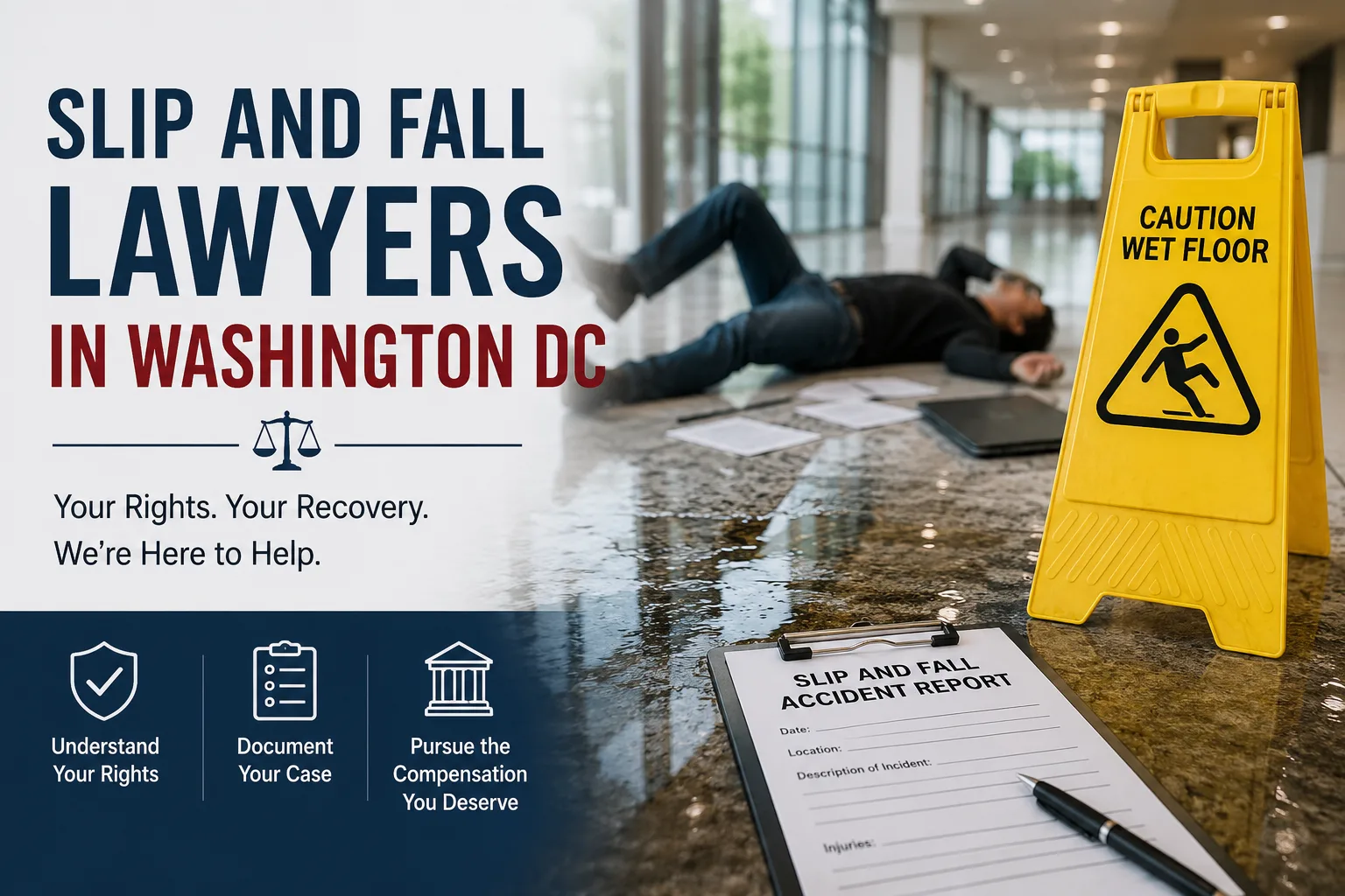 Slip and Fall Lawyers in Washington DC: What to Know After an Accident