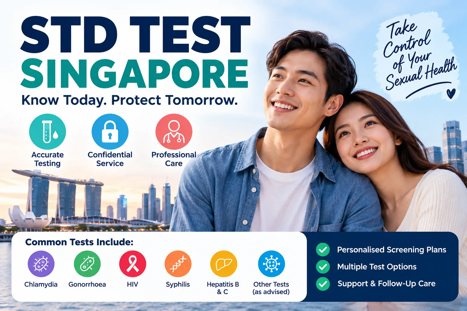 STD Test Singapore After Unprotected Sex: When Should You Get Tested?