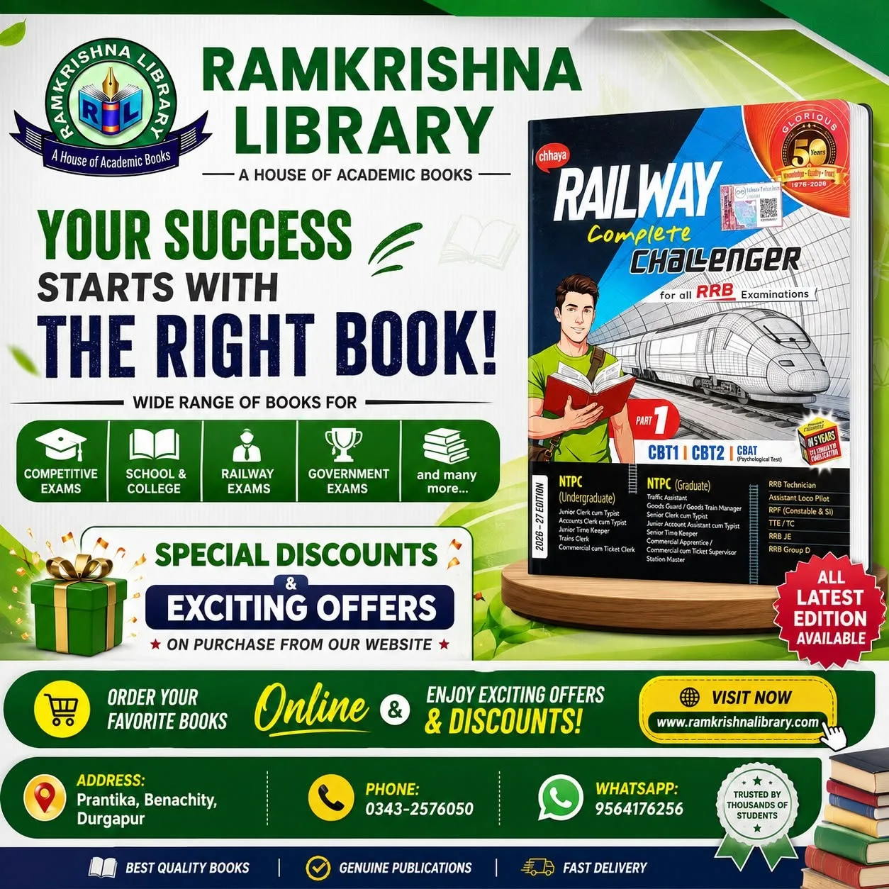 Buy Books in Durgapur: Your Trusted Destination for Academic, Bengali & Story Books