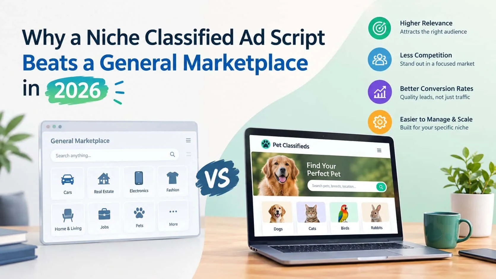 Why a Niche Classified Ad Script Beats a General Marketplace in 2026