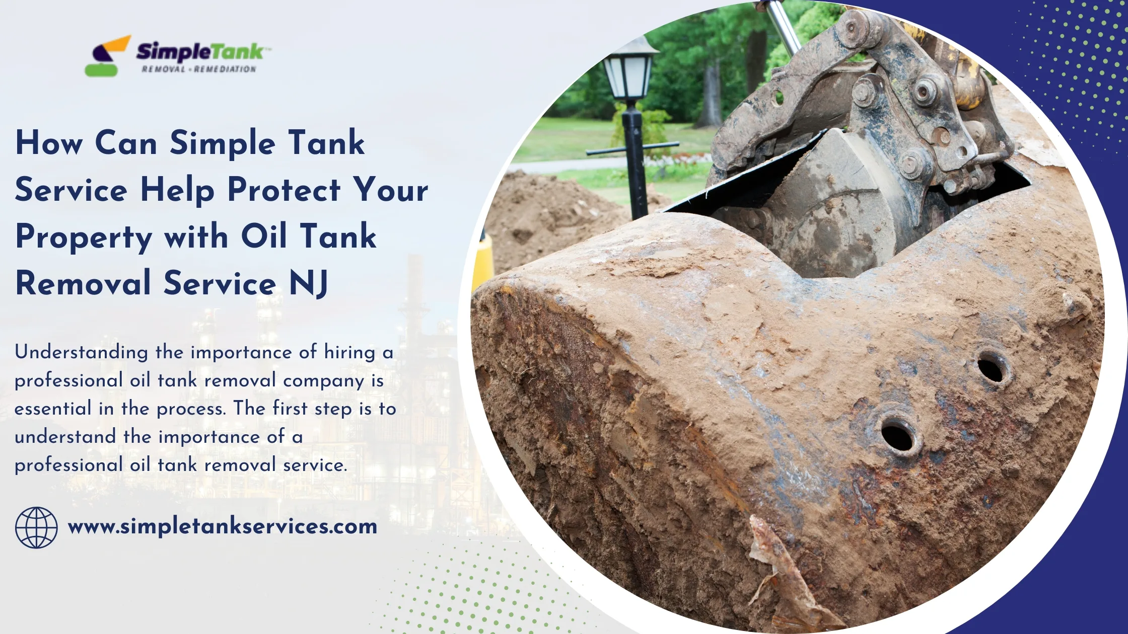 How Can Simple Tank Service Help Protect Your Property with Oil Tank Removal Service NJ?