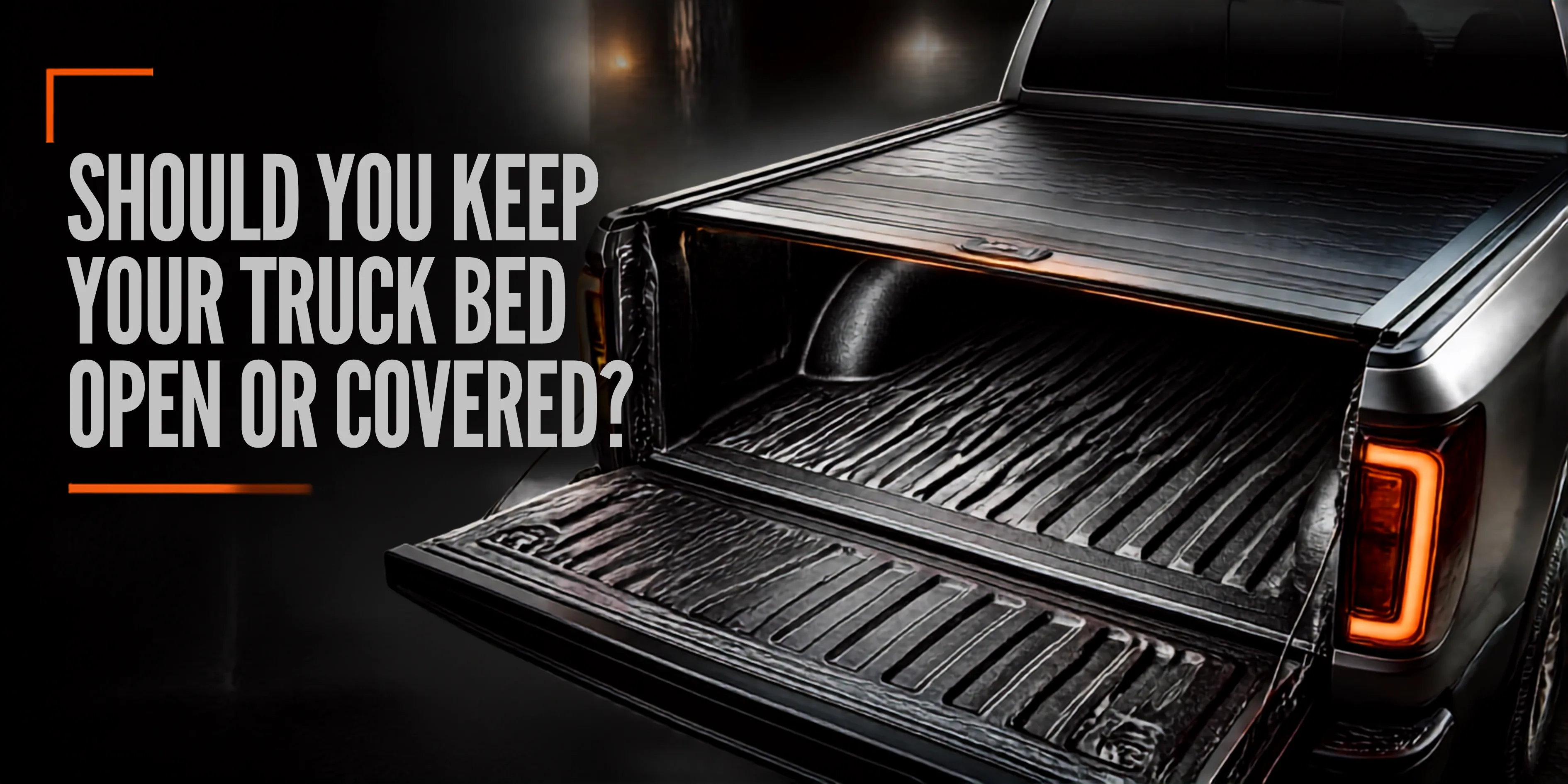 Should You Keep Your Truck Bed Open or Covered?