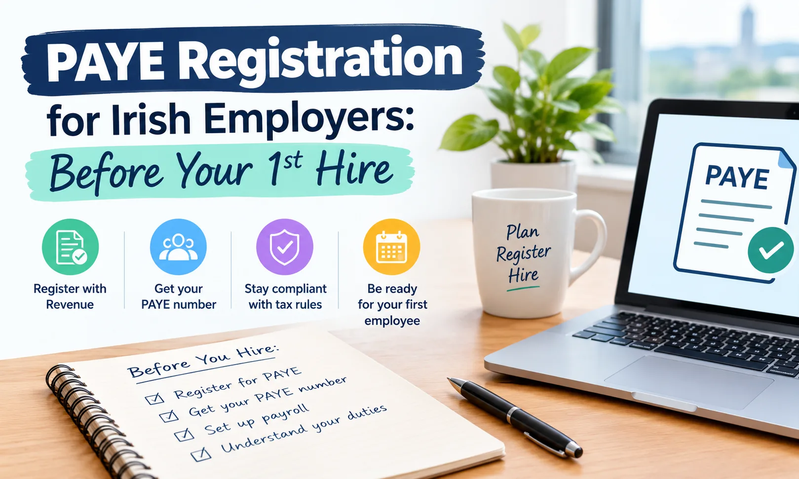 PAYE Registration for Irish Employers: Before Your 1st Hire