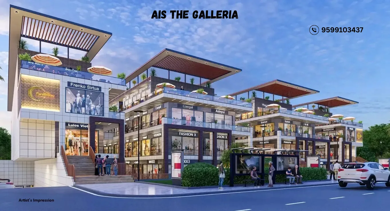 AIS The Galleria Gomti Nagar Extension Lucknow – Retail Shops for Sale