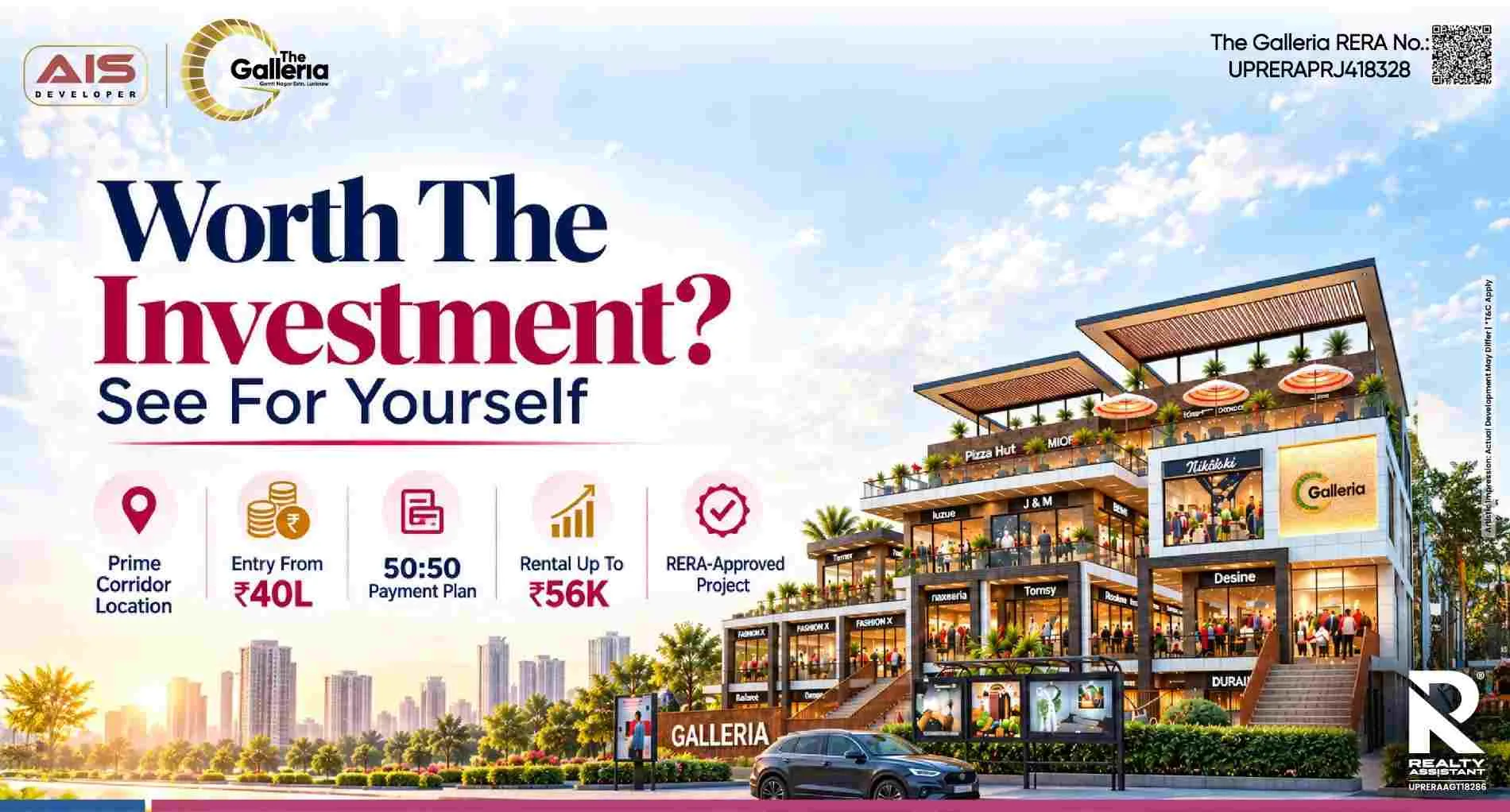 Why Smart Investors Are Looking at AIS The Galleria in Gomti Nagar Extension