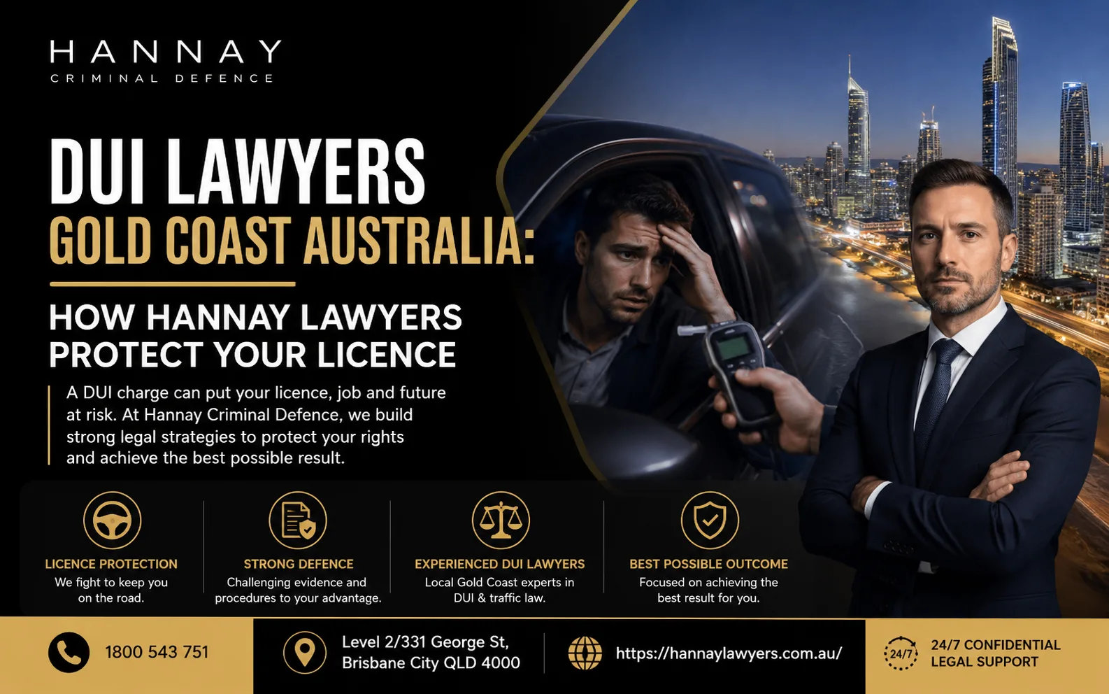DUI Lawyers Gold Coast Australia: How Hannay Lawyers Protect Your Licence