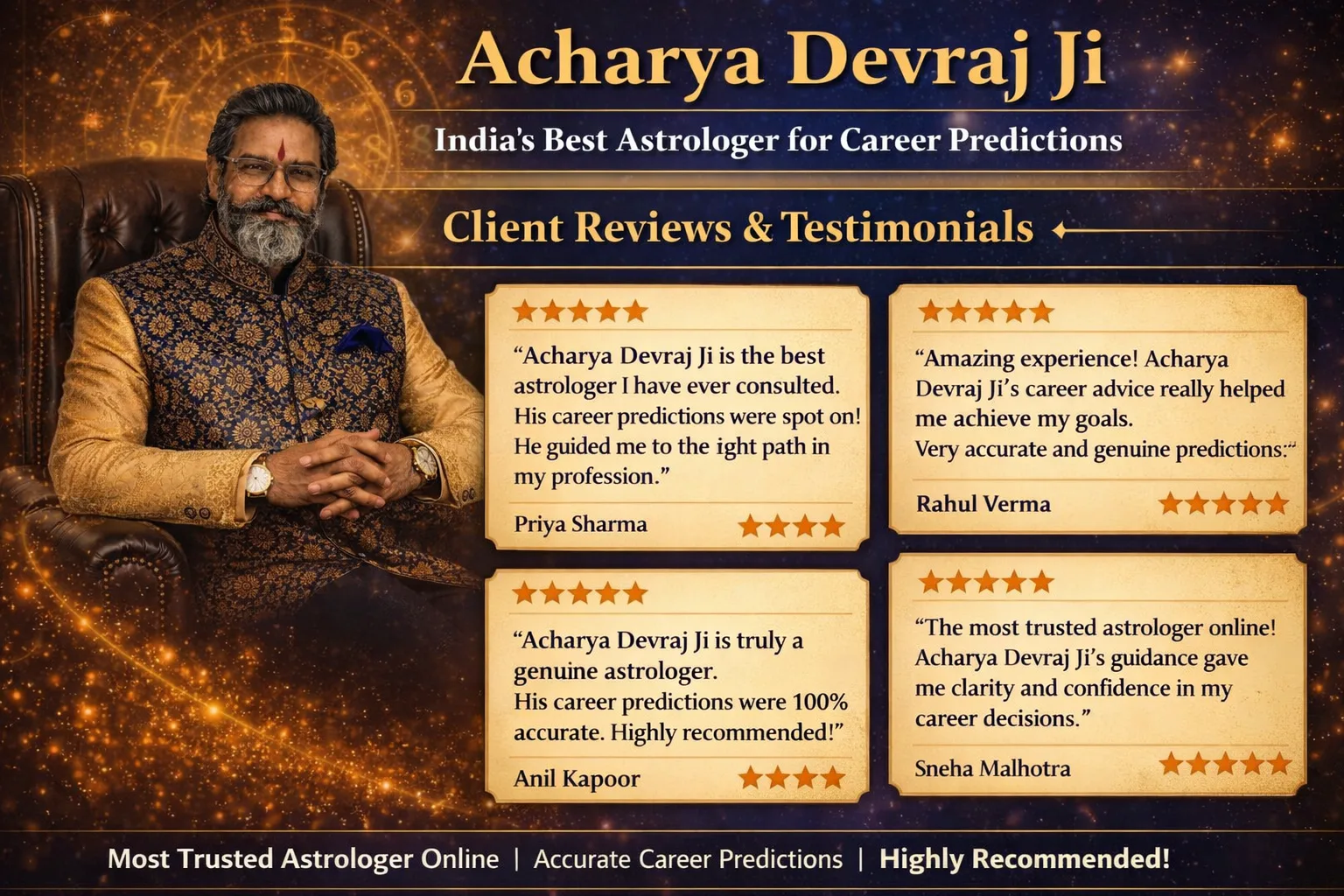 Best Astrologer Reviews for Career Prediction