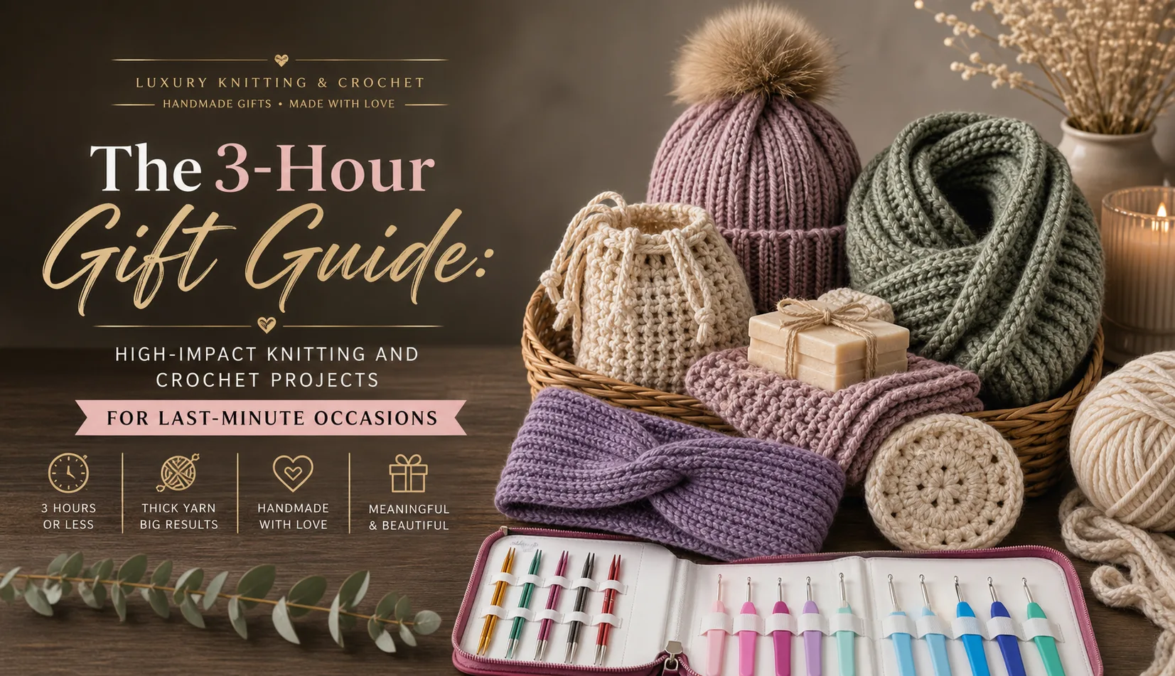 The 3-Hour Gift Guide: High-Impact Knitting and Crochet Projects for Last-Minute Occasions
