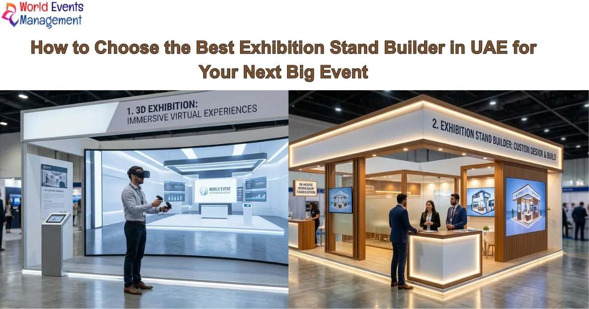 Choosing the Right Exhibition Stand Builder in  UAE