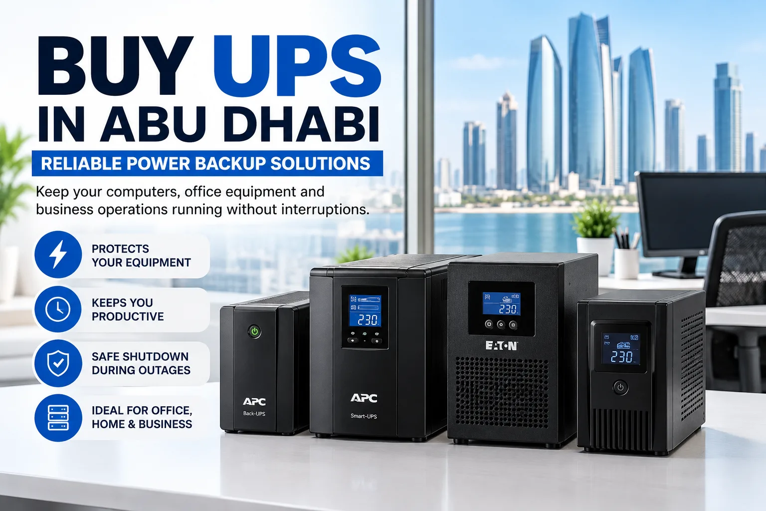 Buy UPS in Abu Dhabi – Reliable Power Backup Solutions