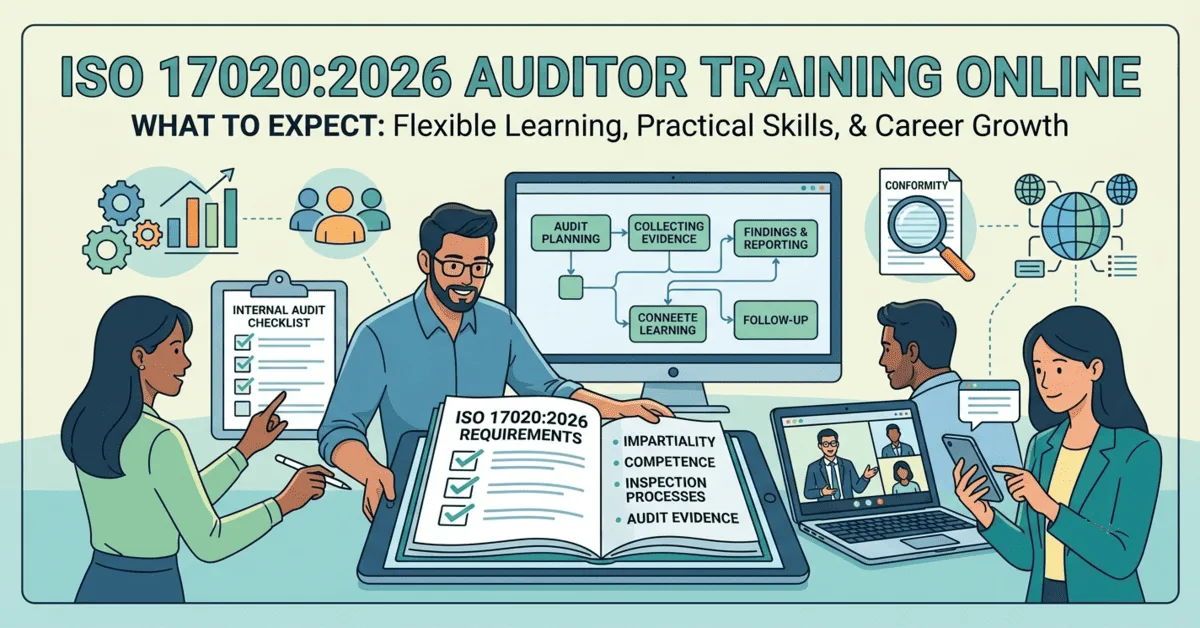 ISO 17020:2026 Auditor Training Online: What to Expect