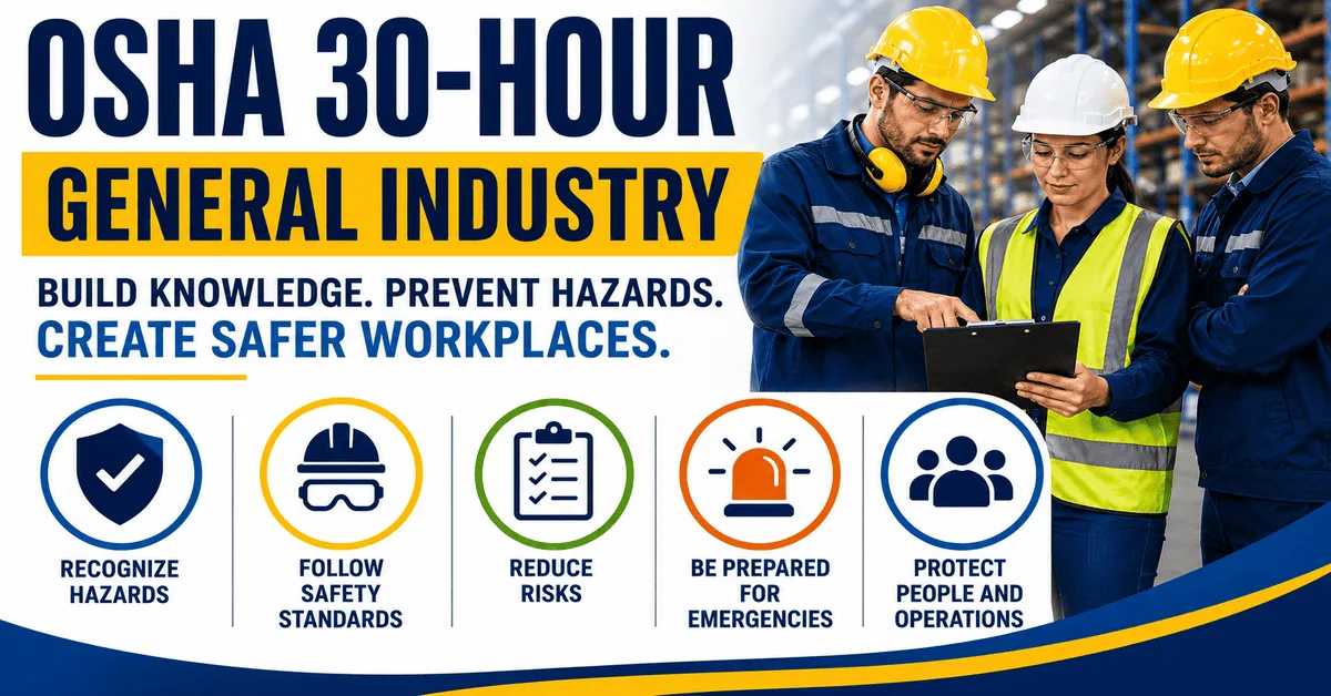 Who Should Take OSHA 30-Hour General Industry Training?