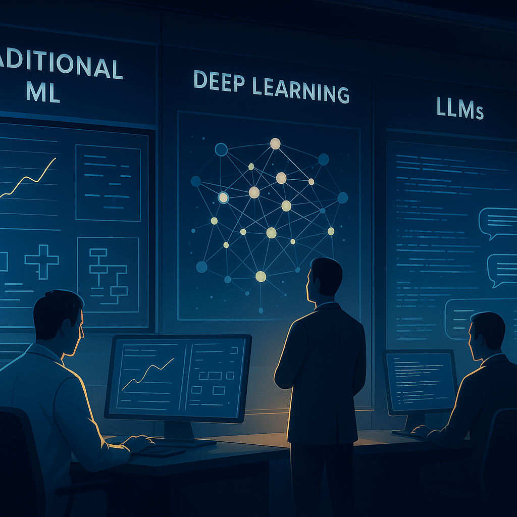 Decoding Data Science: When to Choose Traditional ML, Deep Learning, or LLMs