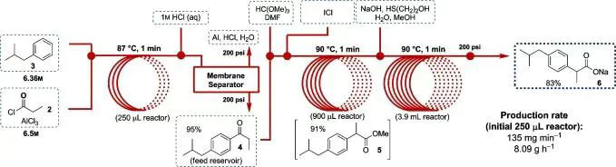 Ibuprofen continuous synthesis process (2).webp