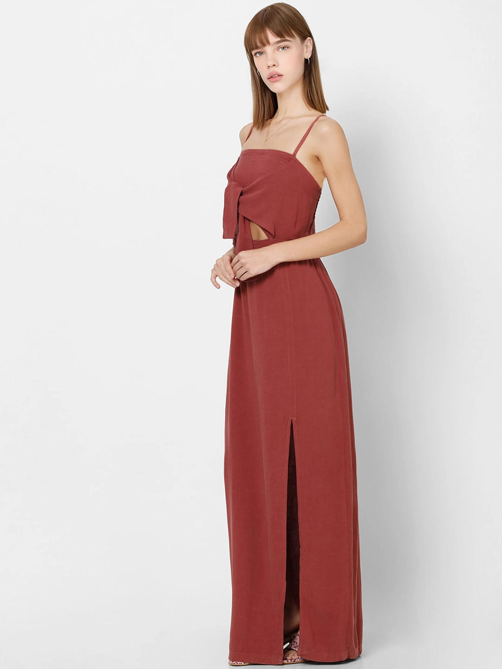 Red Long Maxi Summer Dress for Women