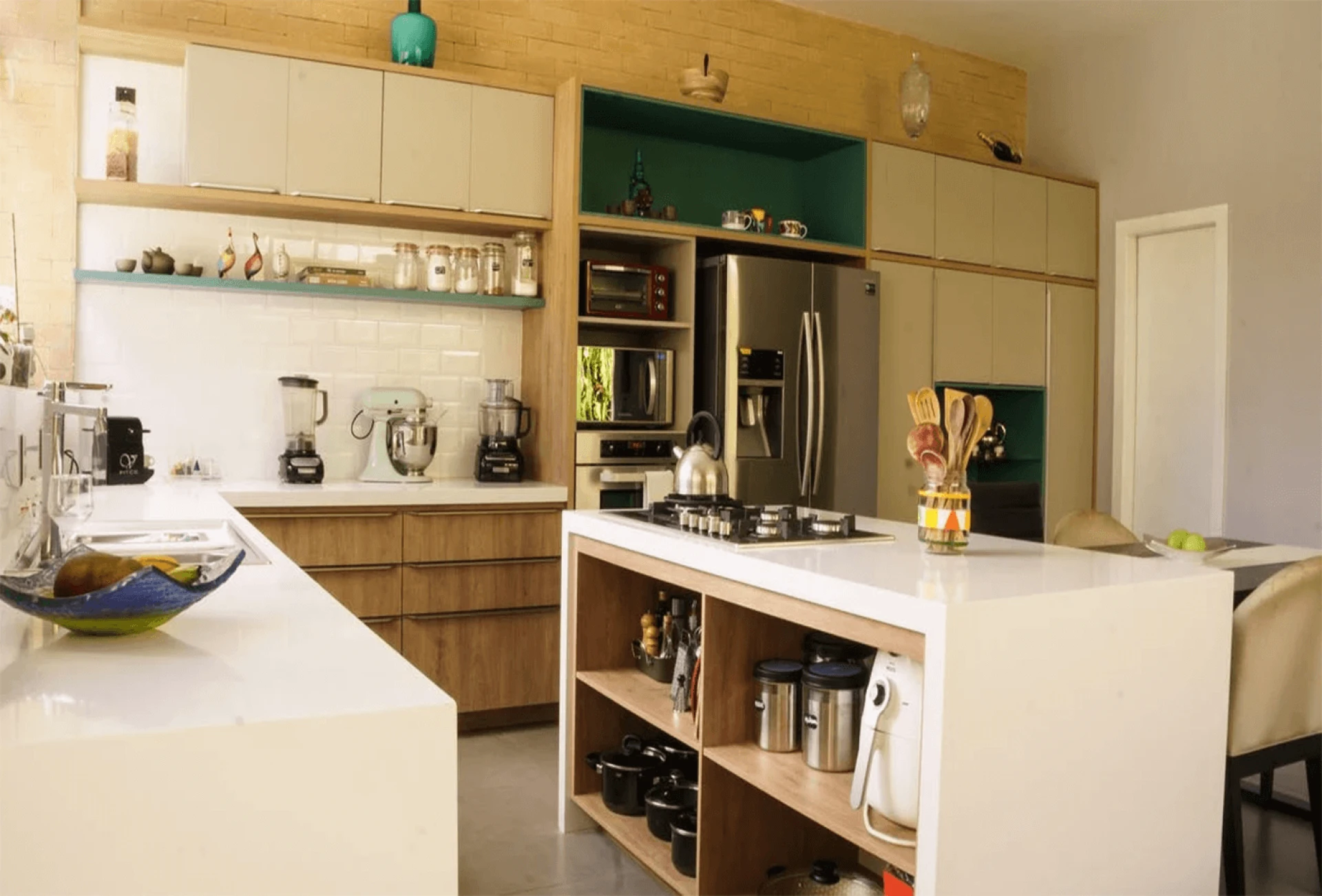 Prepare open shelving