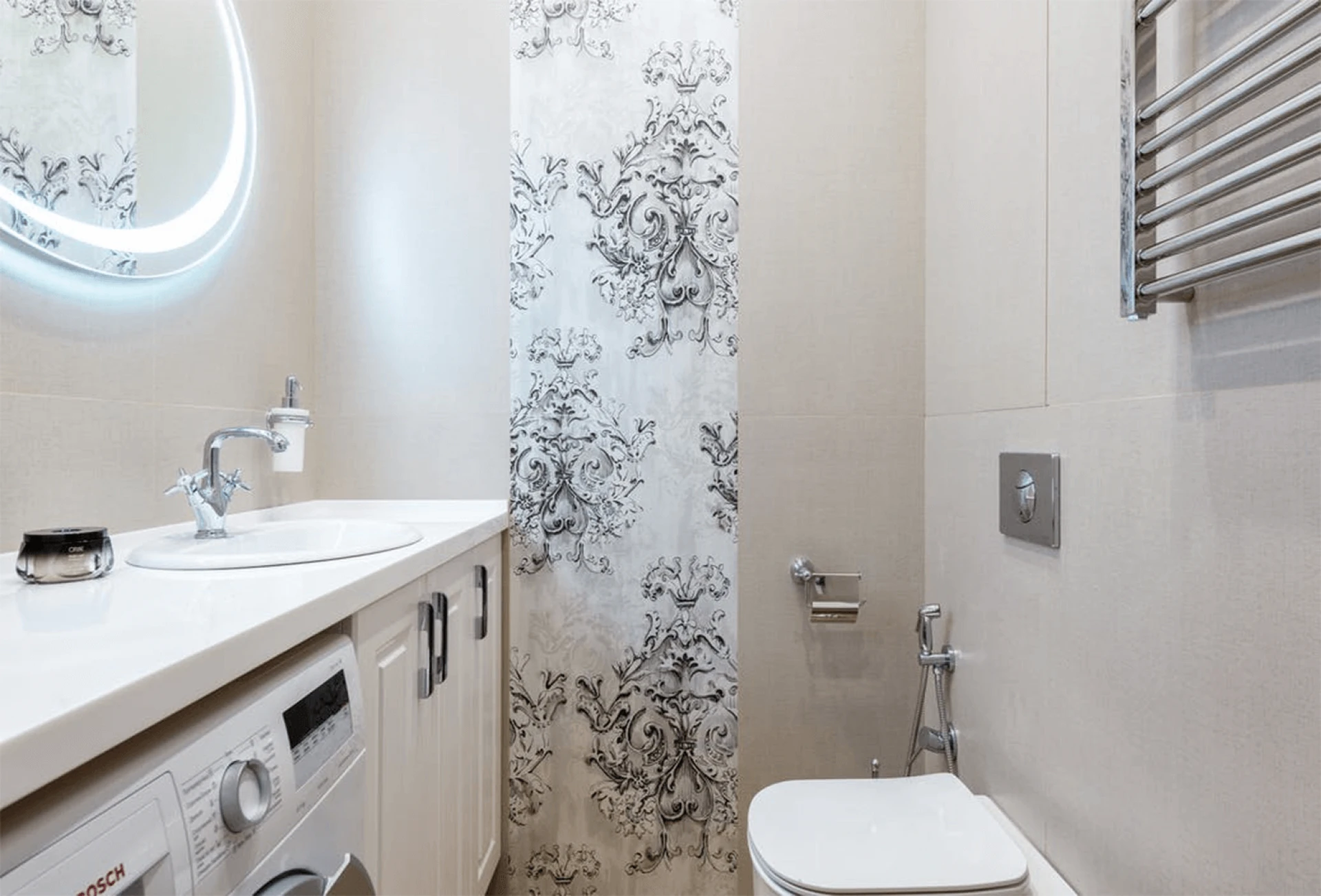 bathroom wall paper