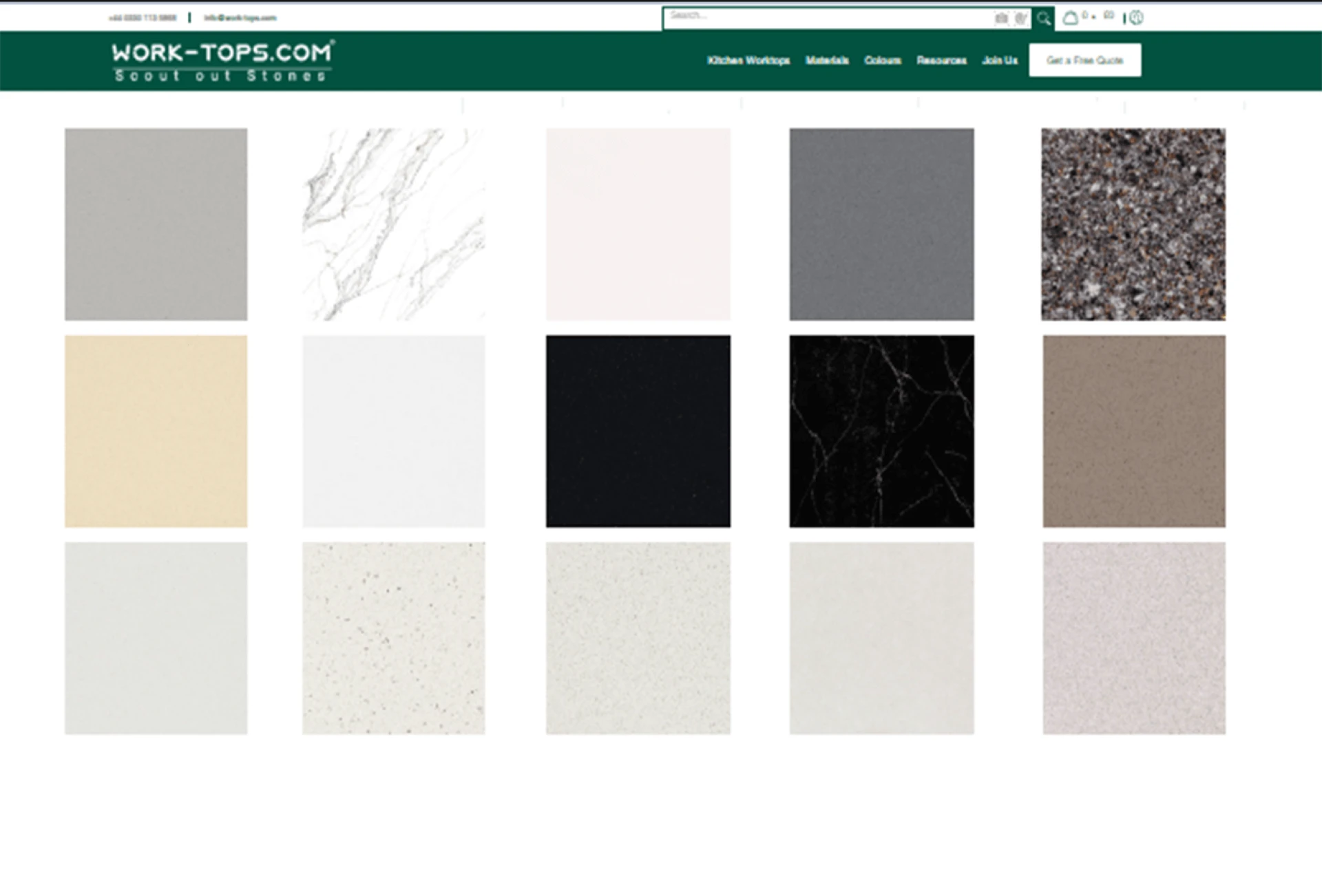 quartz colour consistency