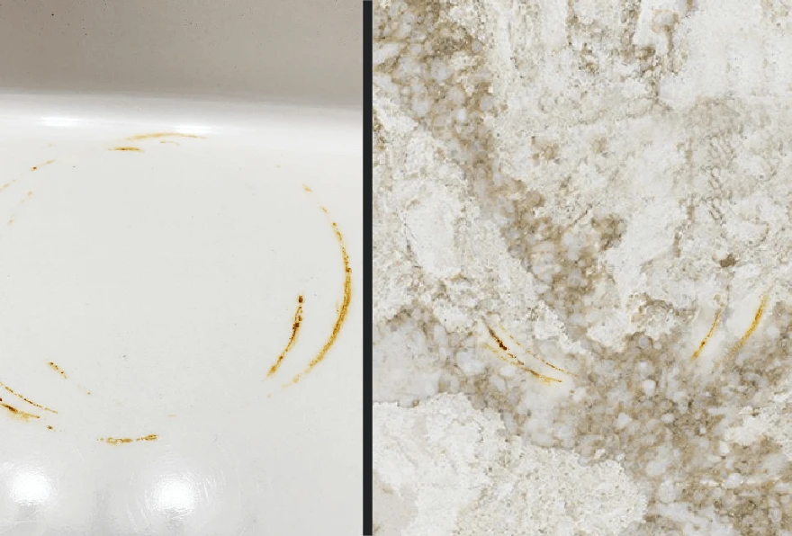 white quartz kitchen worktops