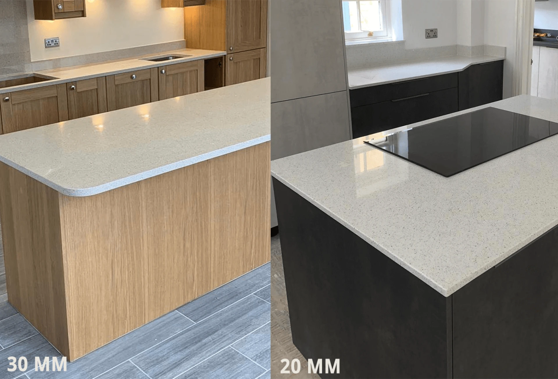 silestone - thickness