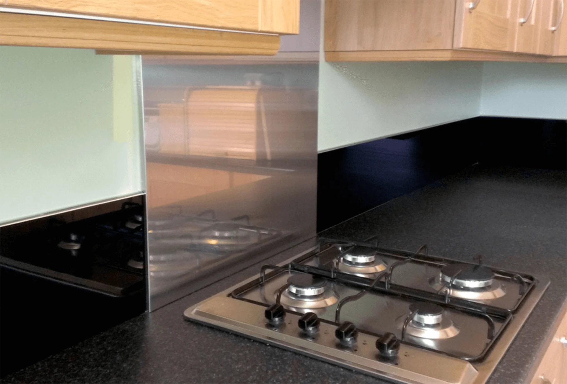 acrylic backsplash