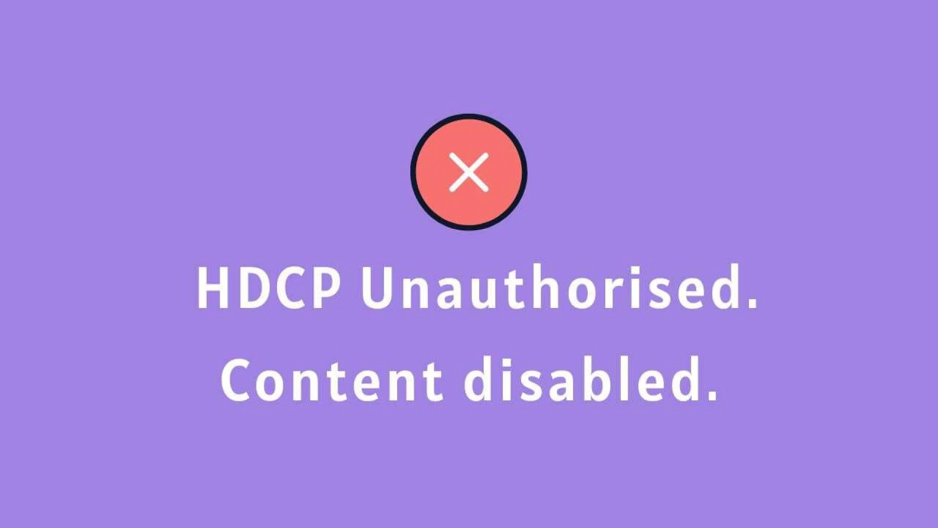 What Is HDCP Error and How to Solve It? 1 hdcp-error