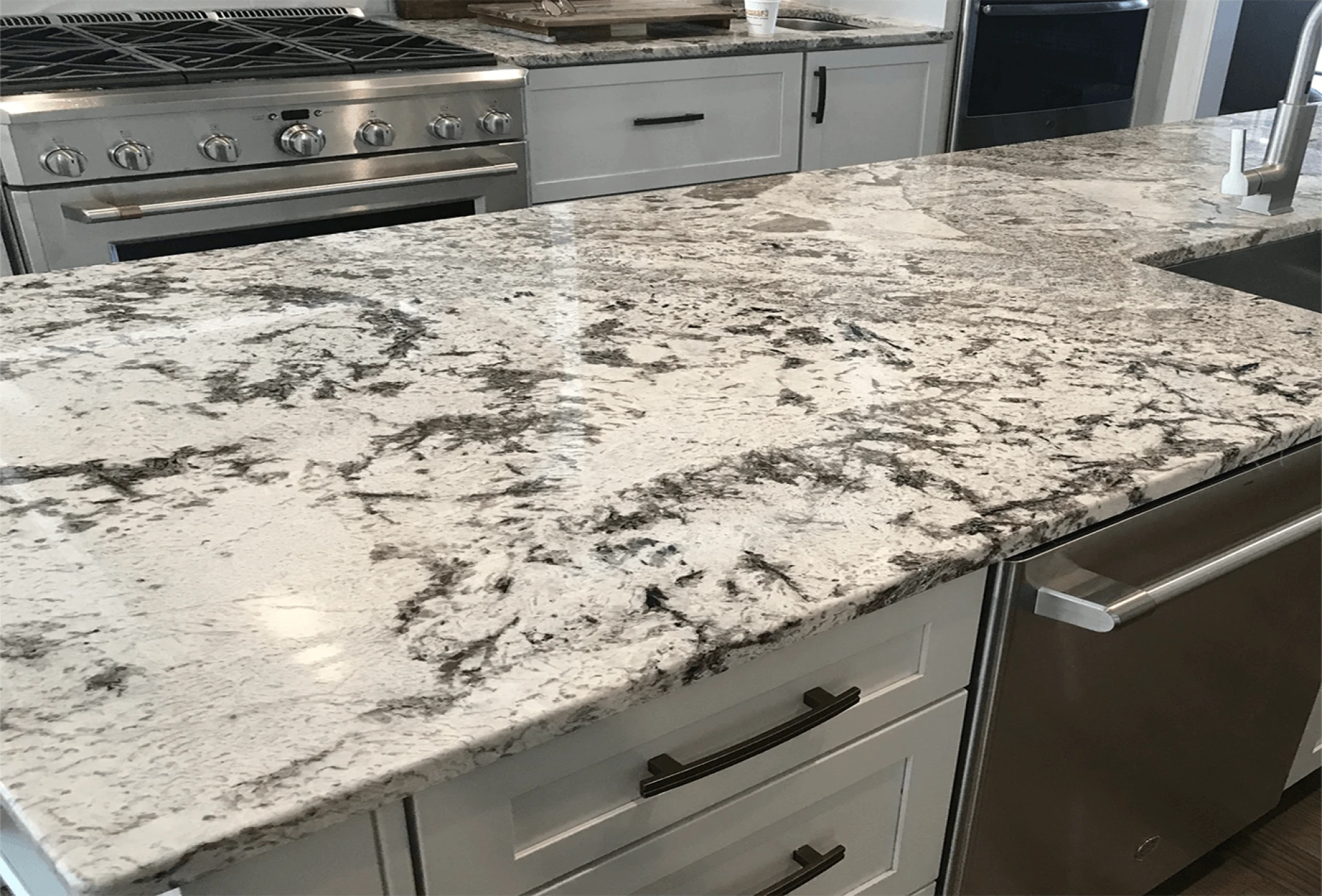 Application of Delicatus White Granite