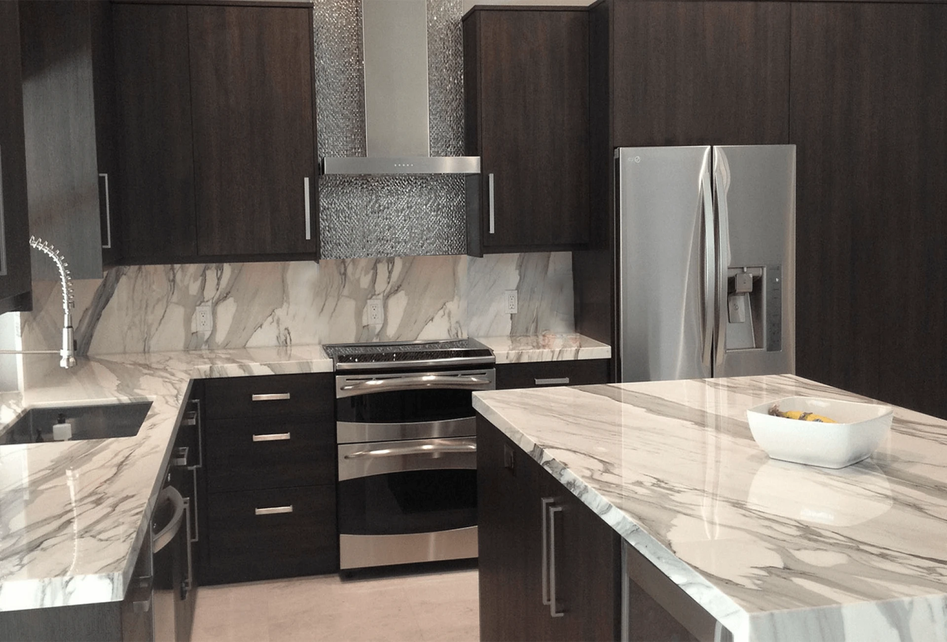 Calacatta Marble - White and White