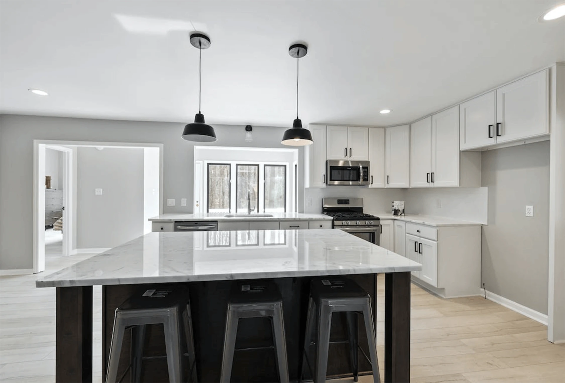 Looking to Pair a Marble Counter with White Cabinets