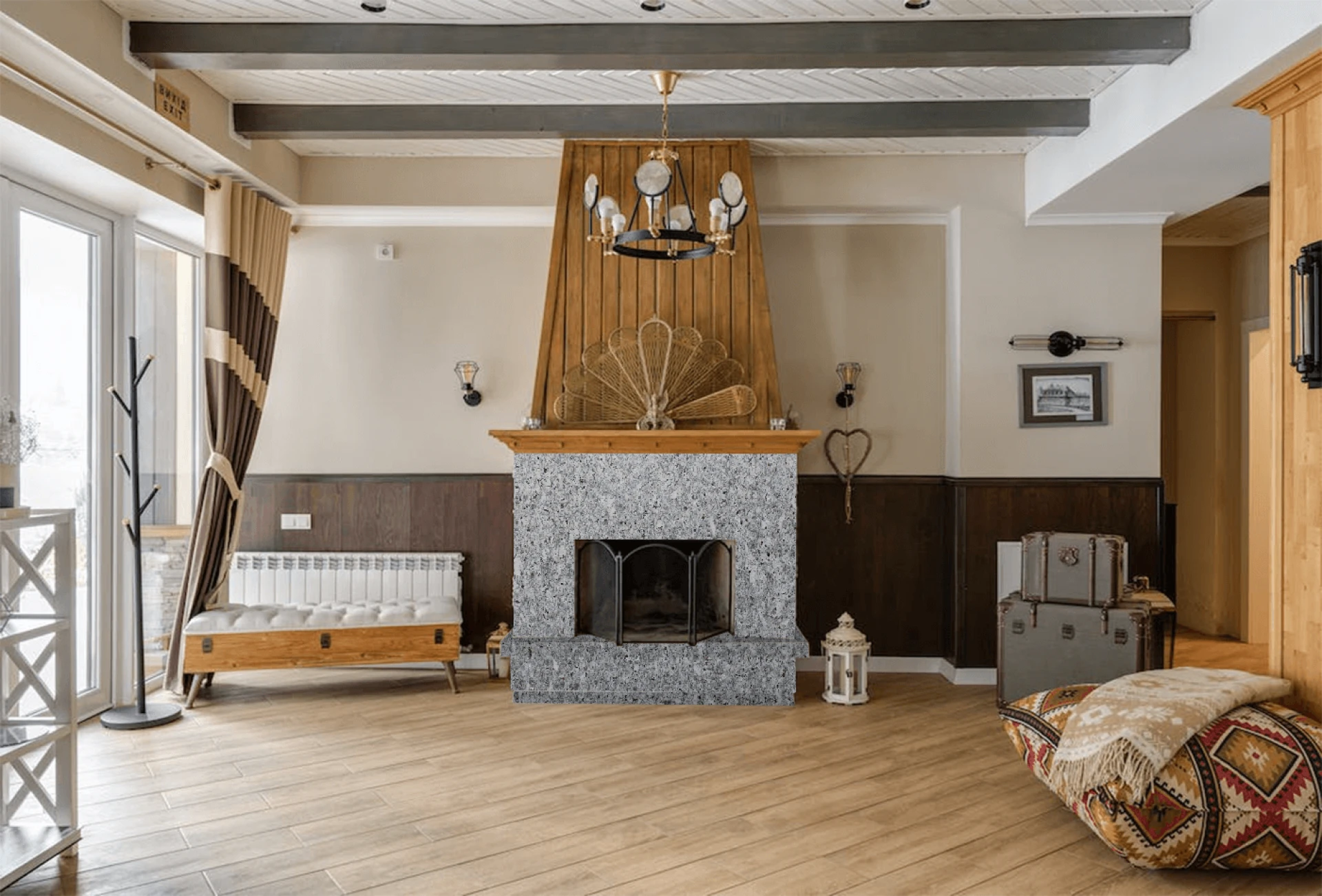 Why not try out Granite slabs for Fireplaces