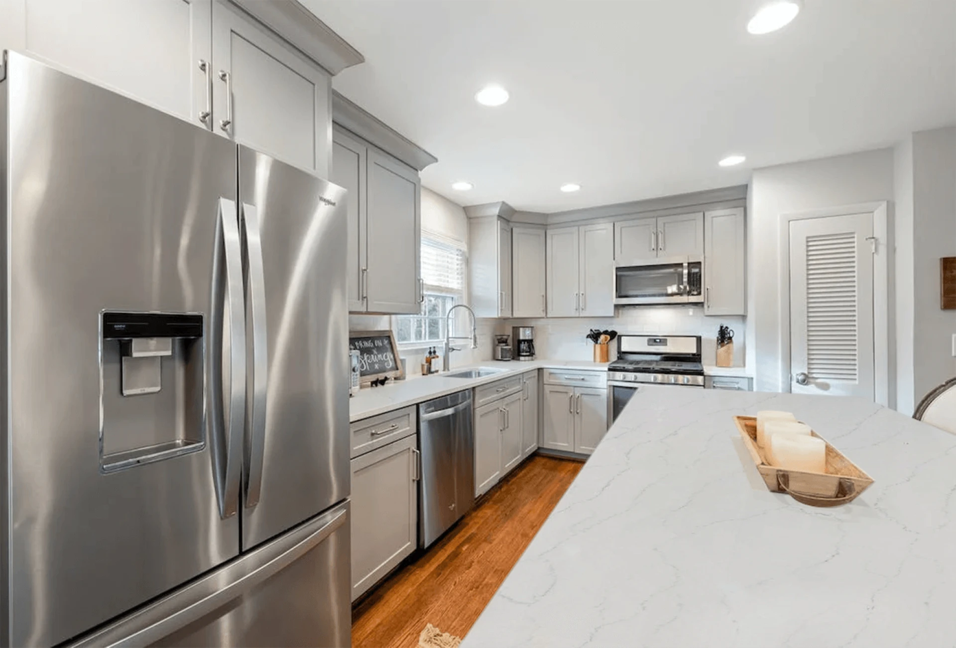 White Quartz with Grey veins