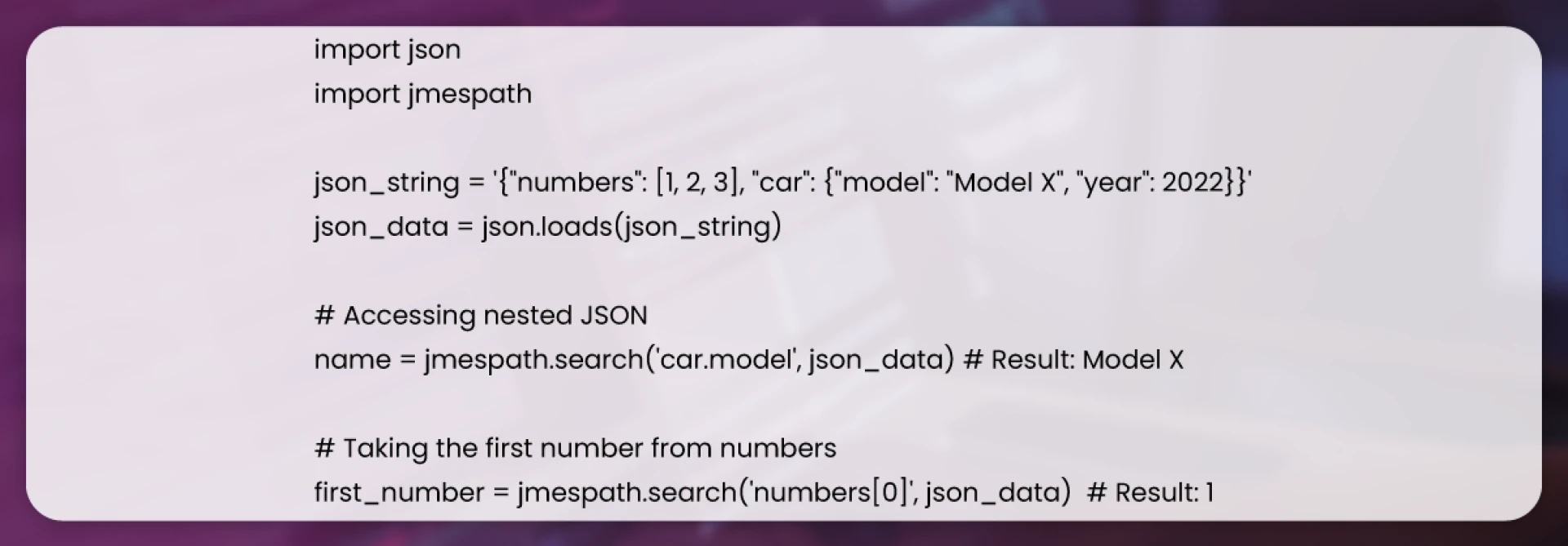 JMESPath