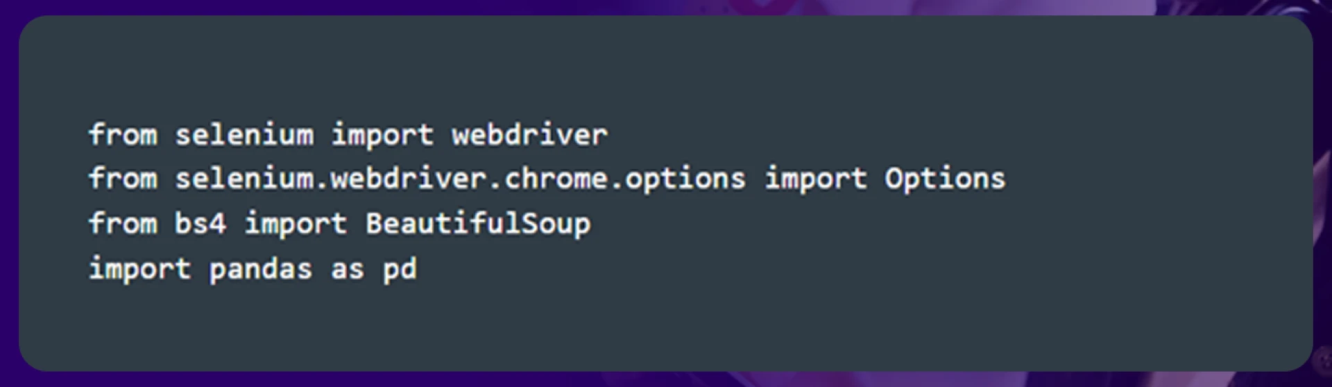 After-locating-the-selectors,-start-writing-the-scraping-code