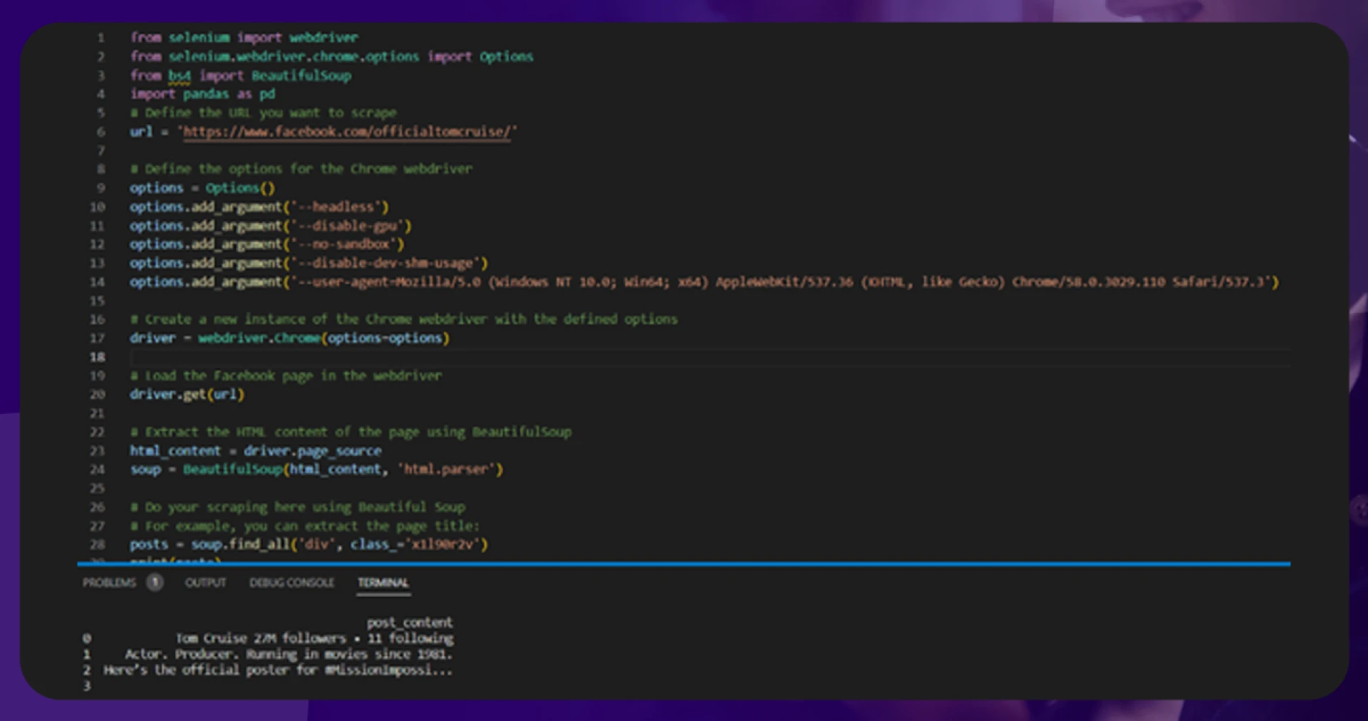 After-segregating-the-data,-structure-it-in-a-tabular-form