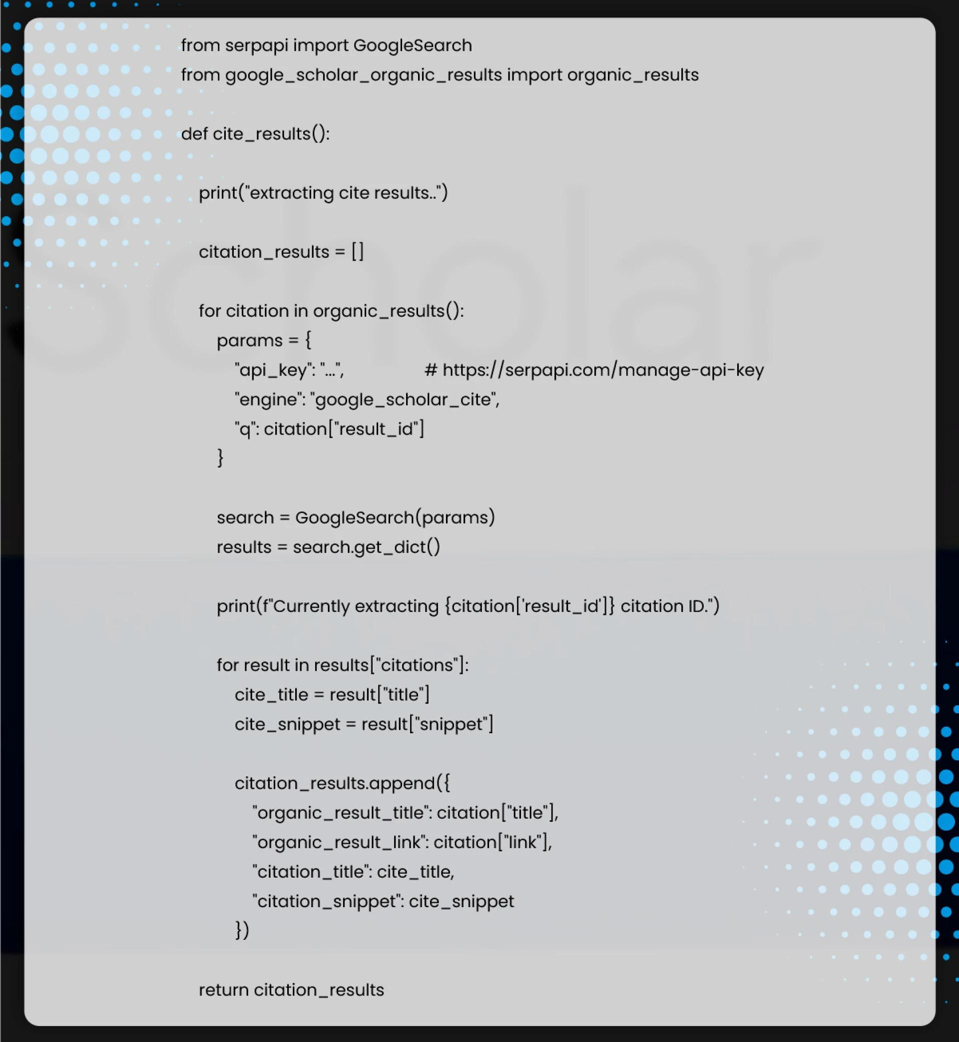 Below-is-the-cite-extraction-code-snippet