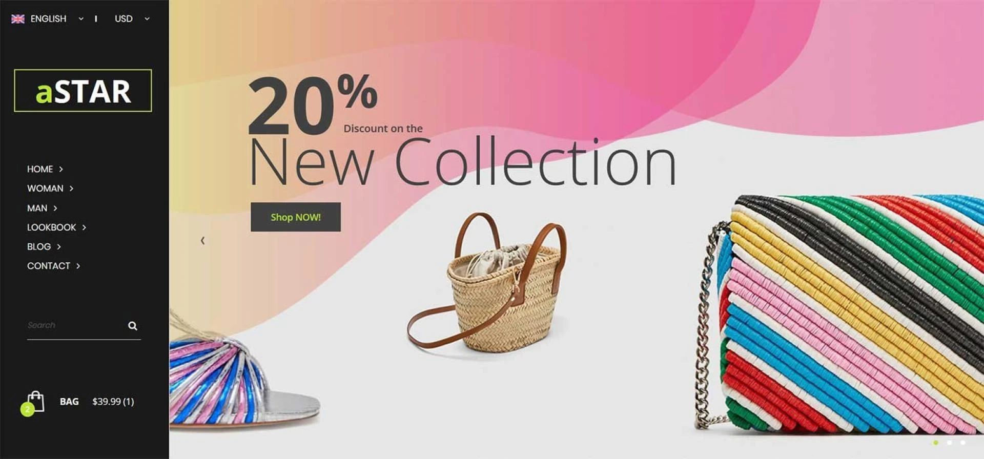 aStar -‌ ‌‌Free‌ ‌eCommerce Website Template‌ | HTML5‌ ‌Bootstrap‌ 4