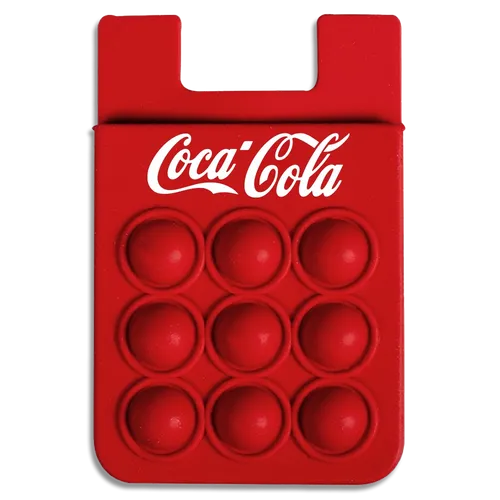 Silicone Push Pop Up Phone Wallet - Custom Phone Wallets Now