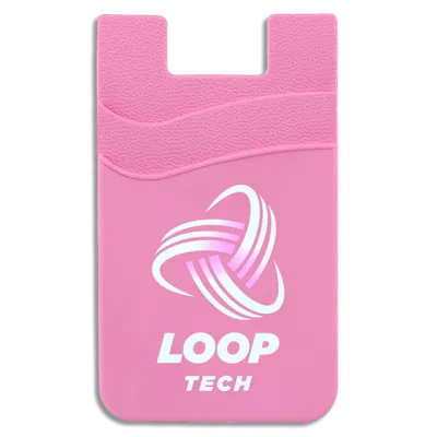 Silicone Phone Wallet Dual Card Holder - Custom Phone Wallets Now